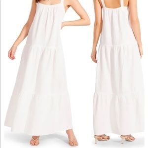 BB Dakota x Steve Madden White Midi Dress - Size S- New with Tags! 🔖